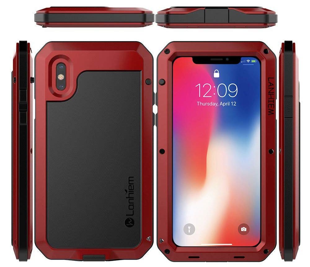 CUSTODIA Cover Rugged Armor Case ANTI URTO CANTIERE Per IPhone Pellicola VETRO - Foto 4