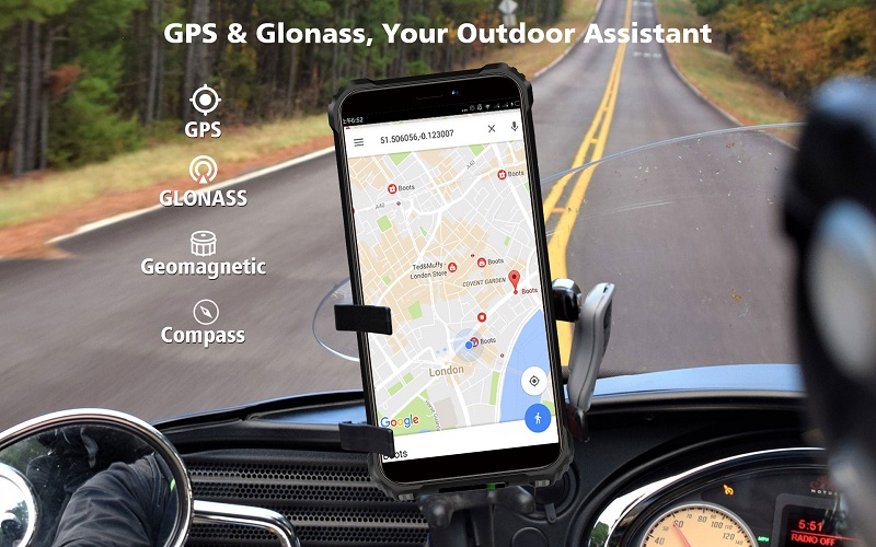 Oukitel WP5 gps glonass