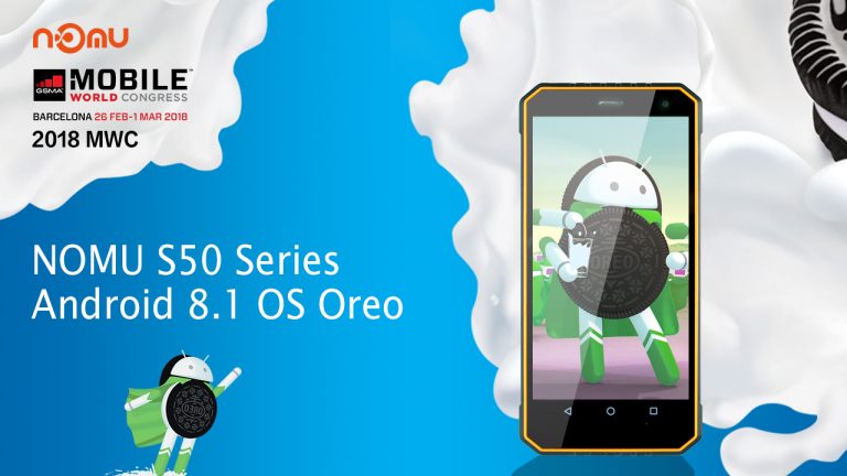 Nomu S50: Android Oreo 8.1 nell’annuncio del 2018