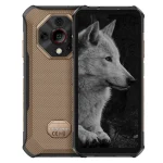 Ulefone Armor X16 Pro color sabbia, vista frontale e posteriore